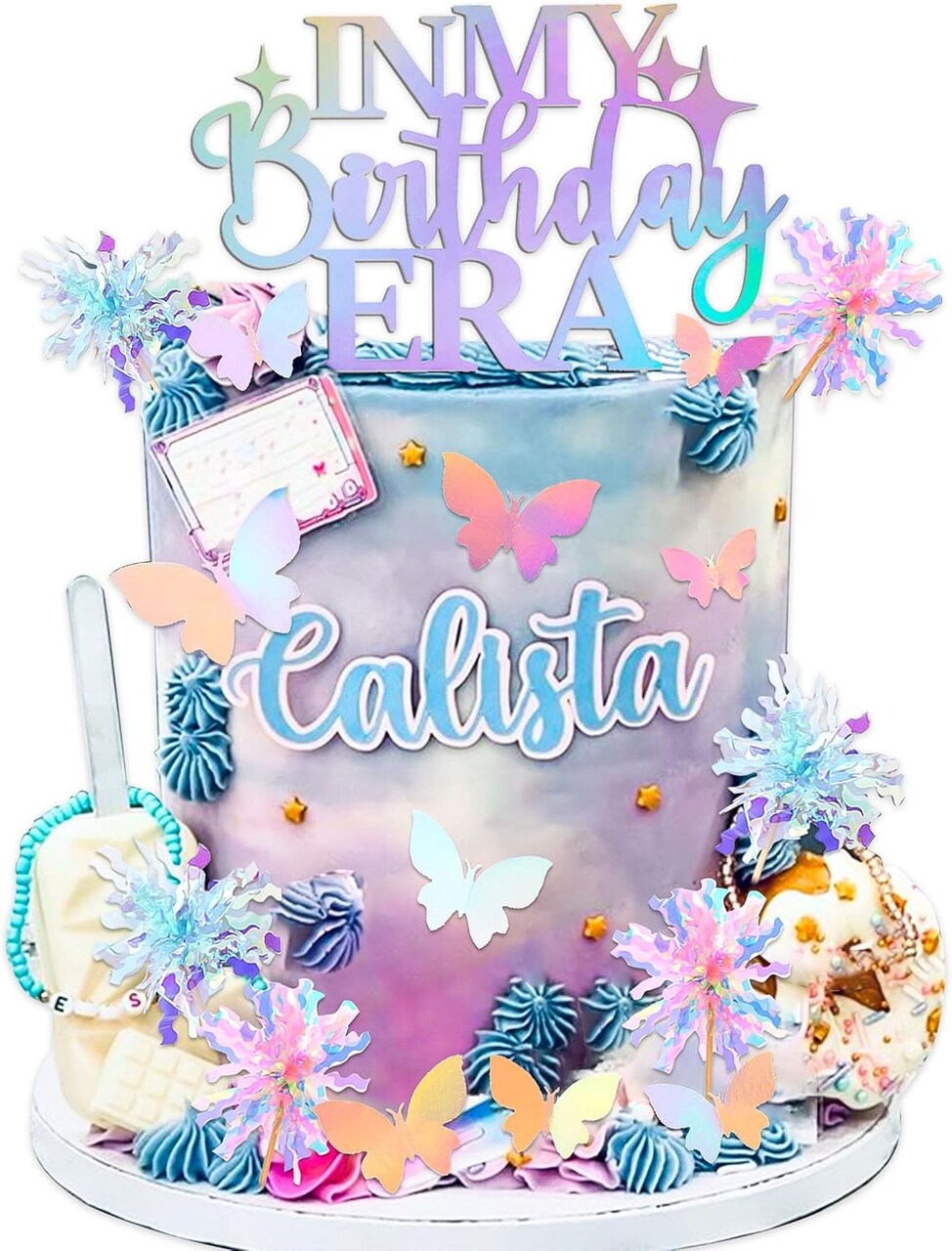In My Birthday Era Cake and Cupcake Toppers Decoration Party Decorations Birthday Girls Theme Photo Backdrop Era Music Fans Lover Party Supplies